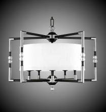 American Brass & Crystal CH3703-32G-36G-ST-GL - Five Light Chandelier